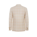 Vesuvio Double-Breasted Cream Linen Jacket