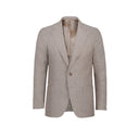 Posillipo Beige Herringbone Linen, Hemp & Silk Jacket