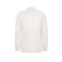 Caracciolo Single-Breasted Cream Linen Jacket