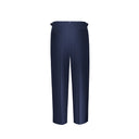 Tailored flat-front trousers blue tone-on-tone stripe B0C