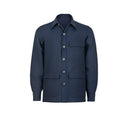 Shirt Pocket Jacket in Blue Wool Fresco