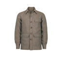 Shirt Pocket in Green Mélange Linen