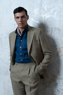 Posillipo Jacket in Beige Irish Linen