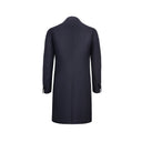 Pignatelli – Dark Blue Virgin Wool & Cashmere Double-Breasted Coat